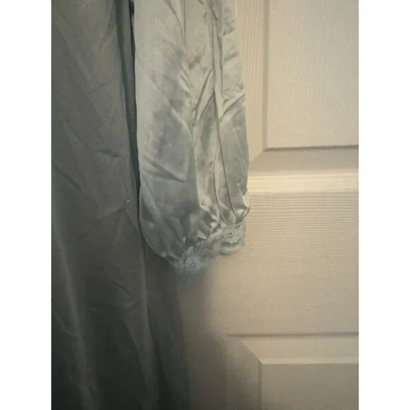 Vintage Shadowline Peignoir Set Nightgown and Robe 2 PC L